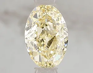 1.02ct OVAL Fancy Intense Yellow VS2 Coloured Lab diamond