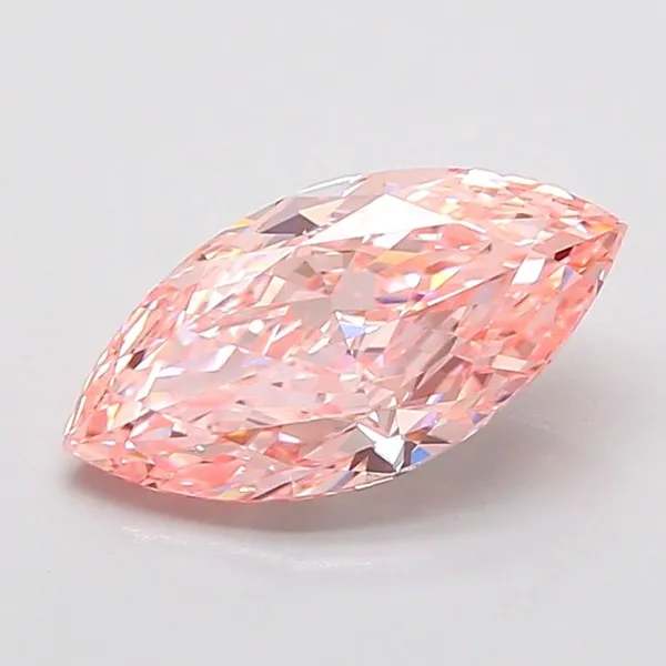 2.02ct MARQUISE Fancy Vivid Pink VVS2 Coloured Lab diamond