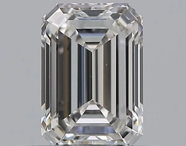 0.51ct EMERALD F VS1 Natural diamond