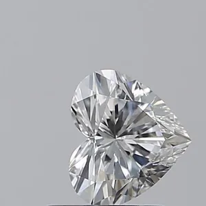 0.91ct HEART E VVS2 Natural diamond