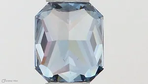 0.31ct RADIANT Fancy Vivid Blue VS2 Coloured Lab diamond