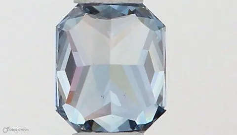 0.31ct RADIANT Fancy Vivid Blue VS2 Coloured Lab diamond