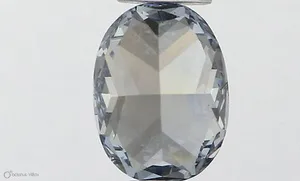 0.5ct OVAL Fancy Intense Blue SI1 Coloured Lab diamond