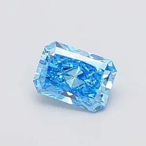 1.01ct RADIANT Fancy Vivid Blue VS1 Coloured Lab diamond