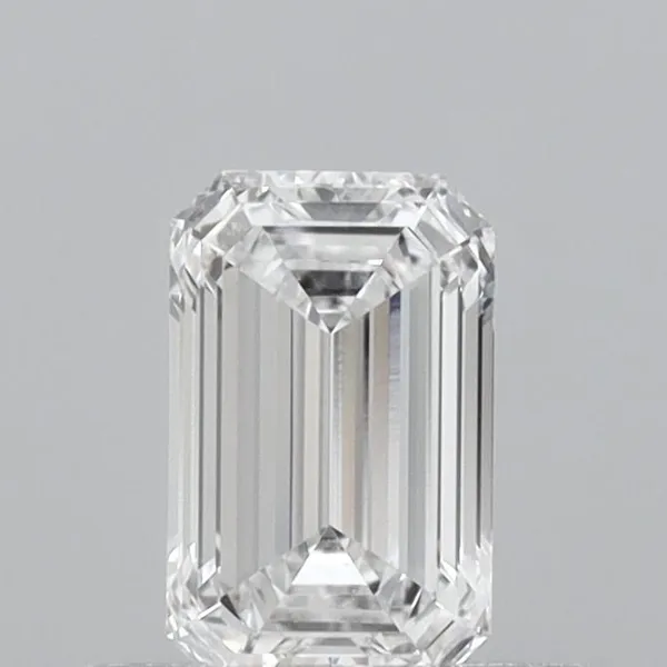 0.5ct EMERALD D VVS1 Lab diamond