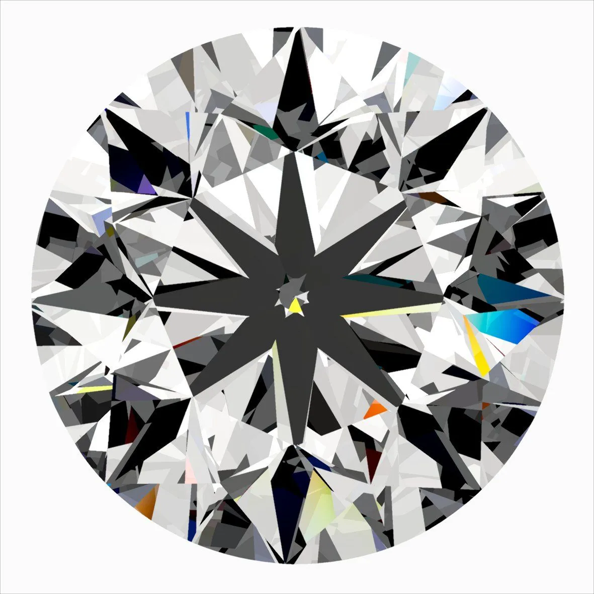 0.30ct ROUND H VS2 Natural diamond