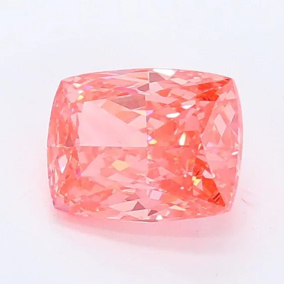 1.01ct CUSHION Fancy Vivid Pink VS2 Coloured Lab diamond
