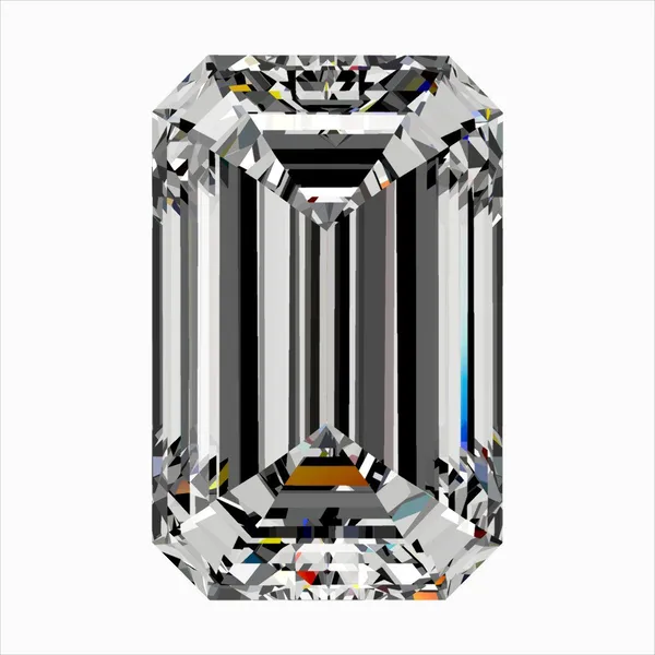 0.5ct EMERALD F VS2 Natural diamond