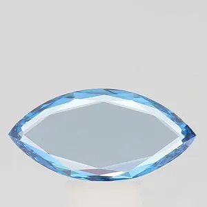 2.18ct MARQUISE Fancy Vivid Blue VVS2 Coloured Lab diamond