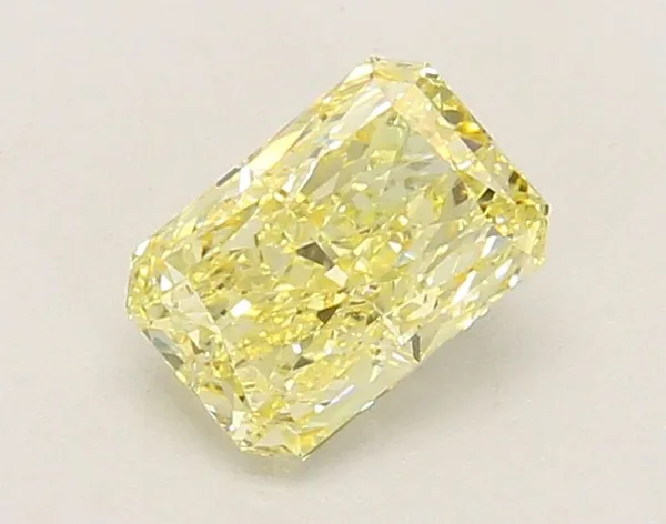 1.03ct RADIANT Fancy Light Yellow VS1 Coloured Lab diamond
