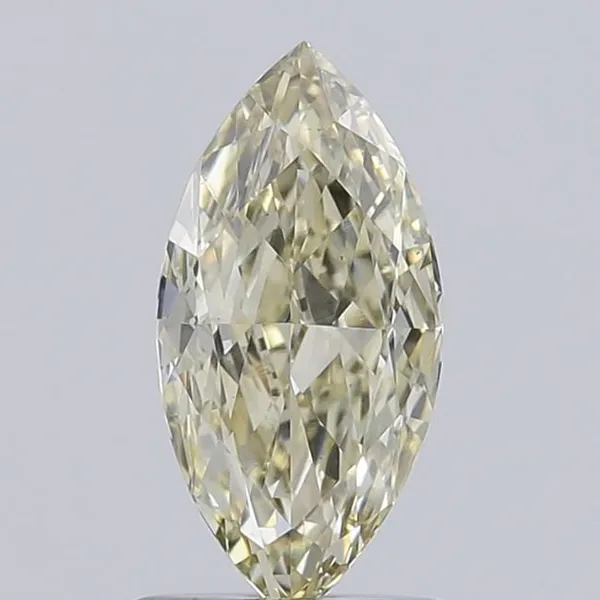 1.02ct MARQUISE Fancy Light Yellow VS1 Coloured Lab diamond