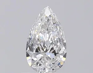 0.38ct PEAR F VS2 Natural diamond