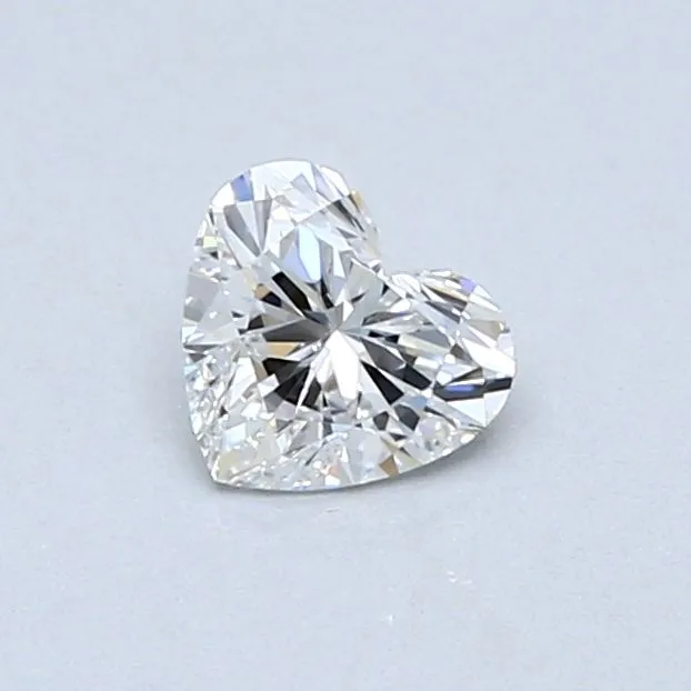 0.45ct HEART F VVS2 Natural diamond