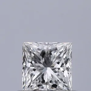 0.44ct PRINCESS F VVS2 Natural diamond