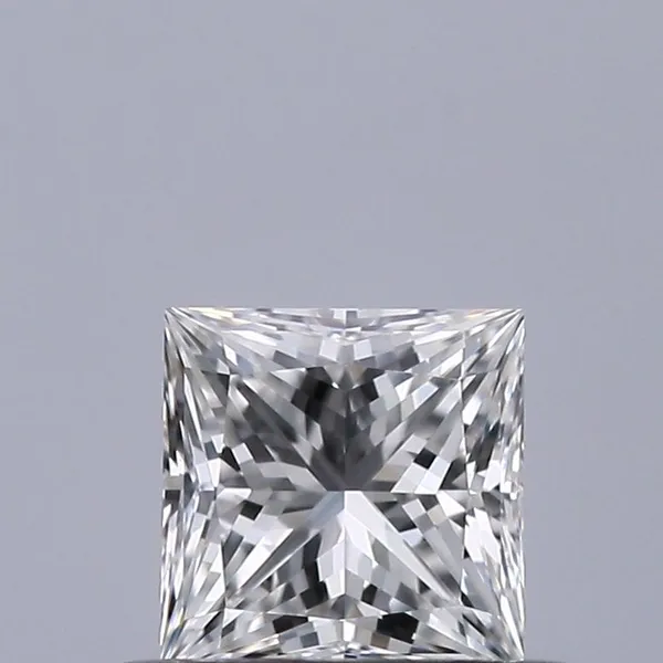 0.44ct PRINCESS F VVS2 Natural diamond