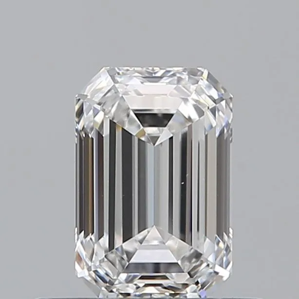 0.60ct EMERALD F VVS2 Natural diamond