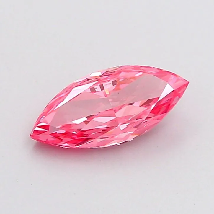 1.03ct MARQUISE Fancy Vivid Pink VVS2 Coloured Lab diamond