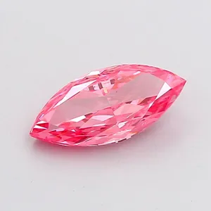 1.03ct MARQUISE Fancy Vivid Pink VVS2 Coloured Lab diamond