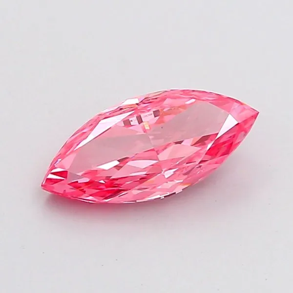 1.03ct MARQUISE Fancy Vivid Pink VVS2 Coloured Lab diamond