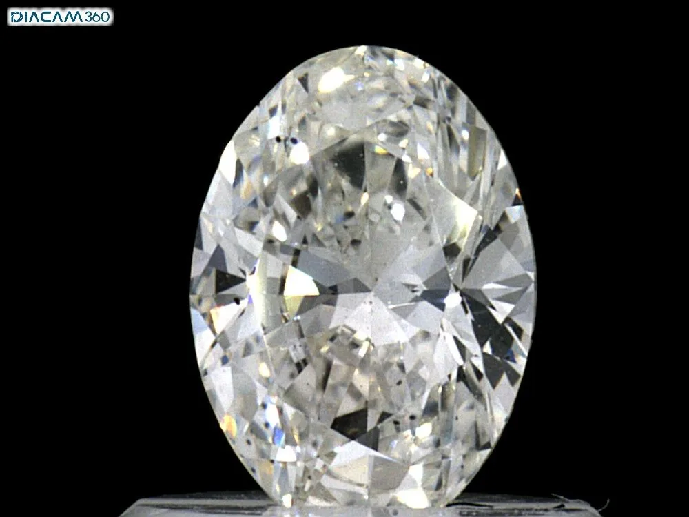 0.51ct OVAL H SI1 Natural diamond