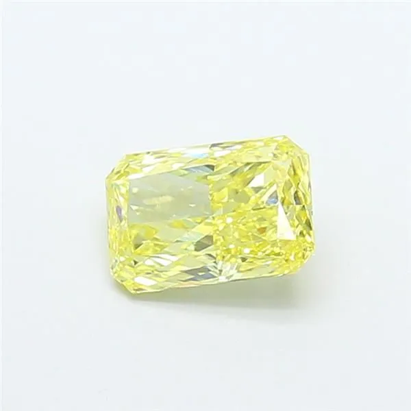 1.25ct RADIANT Fancy Intense Yellow VS1 Coloured Lab diamond