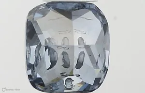 0.6ct CUSHION Fancy Deep Blue I1 Coloured Lab diamond