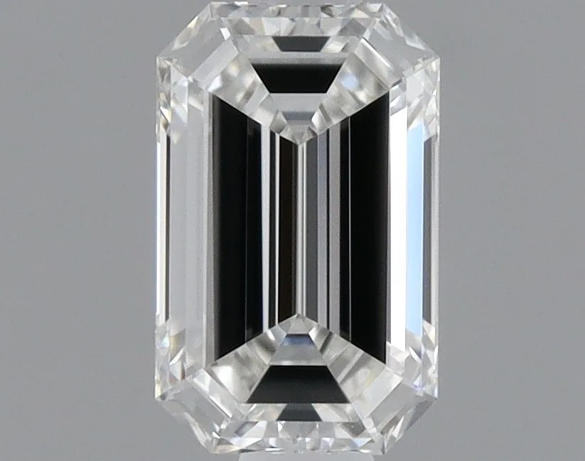 0.43ct EMERALD F VVS2 Natural diamond