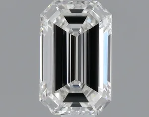 0.43ct EMERALD F VVS2 Natural diamond