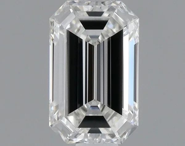 0.43ct EMERALD F VVS2 Natural diamond