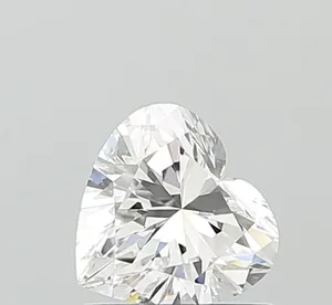 1ct HEART D VVS2 Lab diamond