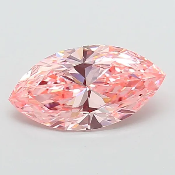 2.53ct MARQUISE Fancy Vivid Pink VS1 Coloured Lab diamond