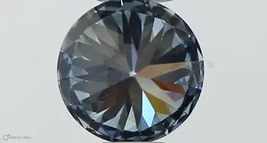0.38ct ROUND Fancy Intense Blue VVS2 Coloured Lab diamond