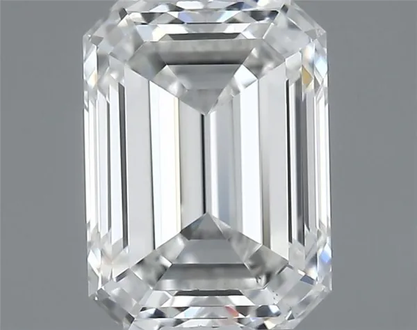 0.61ct EMERALD F VS1 Natural diamond