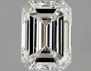 0.42ct EMERALD F IF Natural diamond