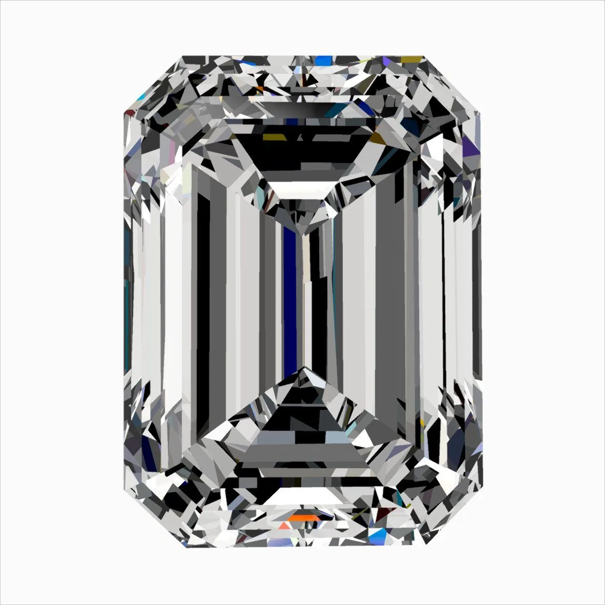 0.30ct EMERALD E VS2 Natural diamond