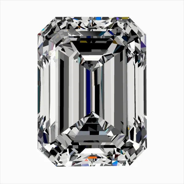 0.3ct EMERALD E VS2 Natural diamond