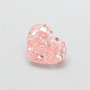 1.22ct HEART Fancy Intense Pink VS2 Coloured Lab diamond