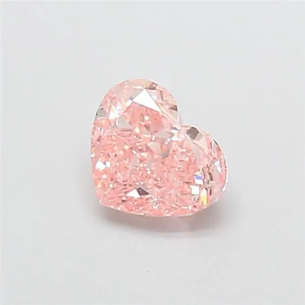 1.22ct HEART Fancy Intense Pink VS2 Coloured Lab diamond