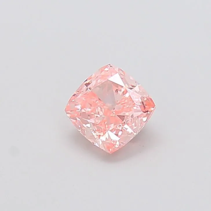 1.08ct CUSHION Fancy Intense Pink VS1 Coloured Lab diamond