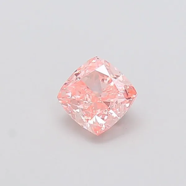 1.08ct CUSHION Fancy Intense Pink VS1 Coloured Lab diamond