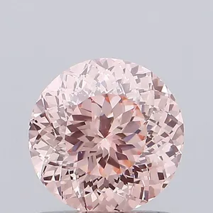 0.95ct ROUND Fancy Intense Pink VVS2 Coloured Lab diamond