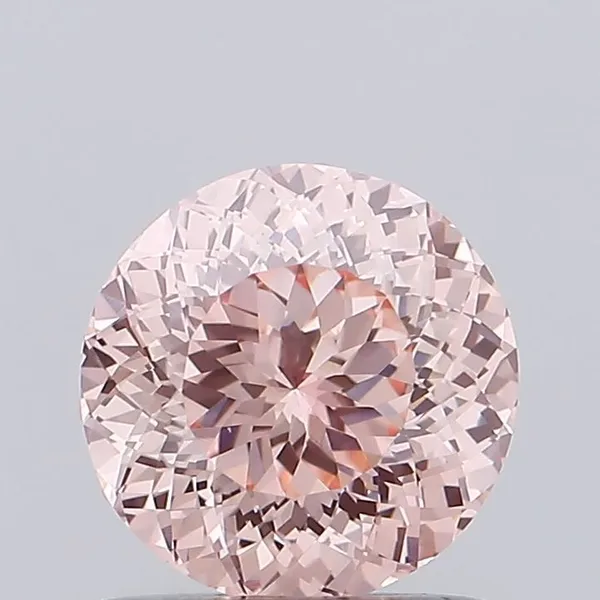 0.95ct ROUND Fancy Intense Pink VVS2 Coloured Lab diamond