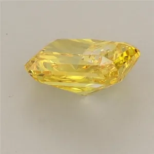 0.94ct RADIANT Fancy Vivid Yellow VS1 Coloured Lab diamond