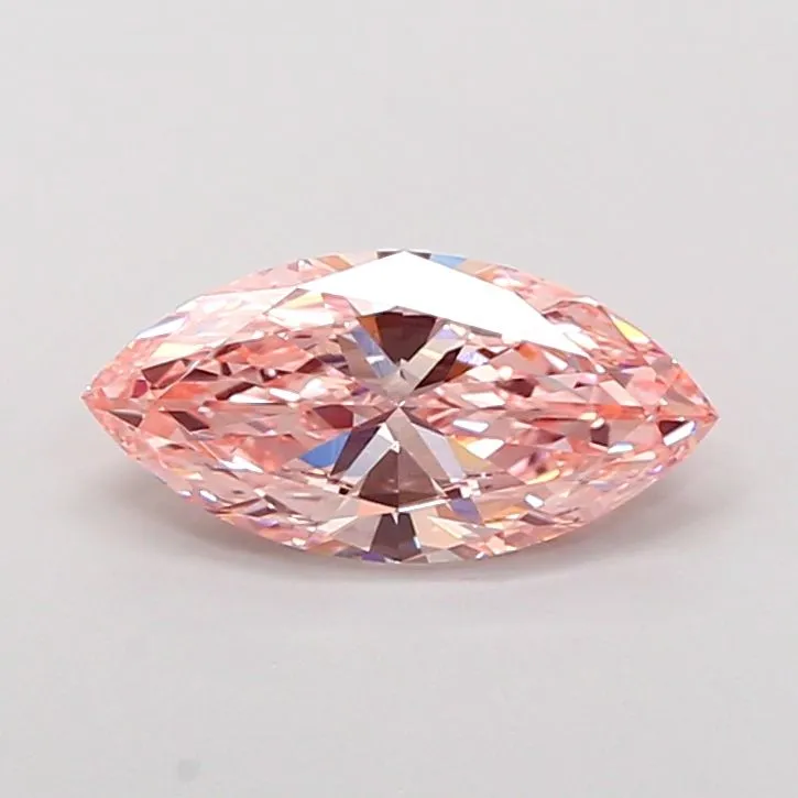 2.02ct MARQUISE Fancy Intense Pink VVS2 Coloured Lab diamond
