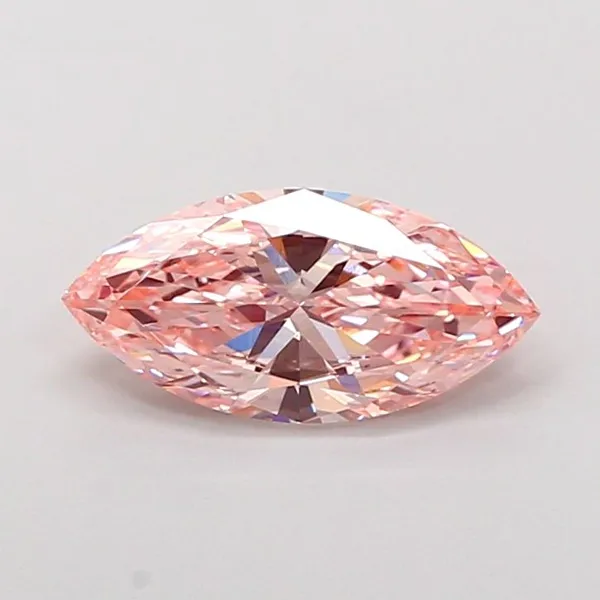 2.02ct MARQUISE Fancy Intense Pink VVS2 Coloured Lab diamond