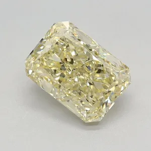 1.34ct RADIANT Fancy Intense Yellow VVS2 Coloured Lab diamond