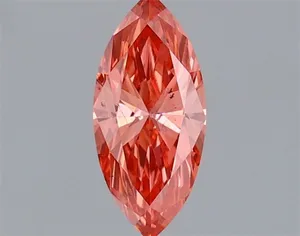 0.5ct MARQUISE Fancy Vivid Pink SI1 Coloured Lab diamond