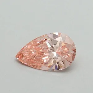0.31ct PEAR Fancy Vivid Pink VS1 Coloured Lab diamond