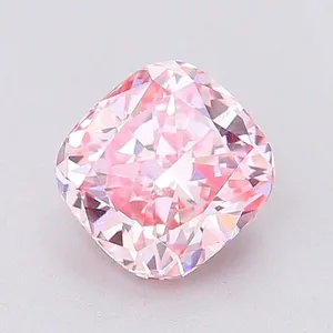 1.05ct CUSHION Fancy Intense Pink SI1 Coloured Lab diamond