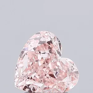 1.57ct HEART Fancy Intense Pink VS1 Coloured Lab diamond